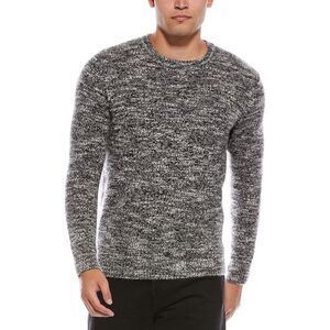 Autumn Cashmere Mens Gemini Cashmere Crewneck Sweater, Gray